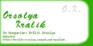 orsolya kralik business card